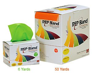 Magister Resistive Exercise - Rep Band Latex-Free GREEN (LEVEL 3) 50 YARD ROLLS