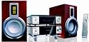 Philips MCD 708 DVD Micro-System Kompaktanlage rot/silber