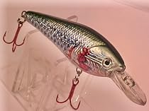 L-4 Injured Shad Custom Lure - Bass Fishing Plug Crankbait Diver