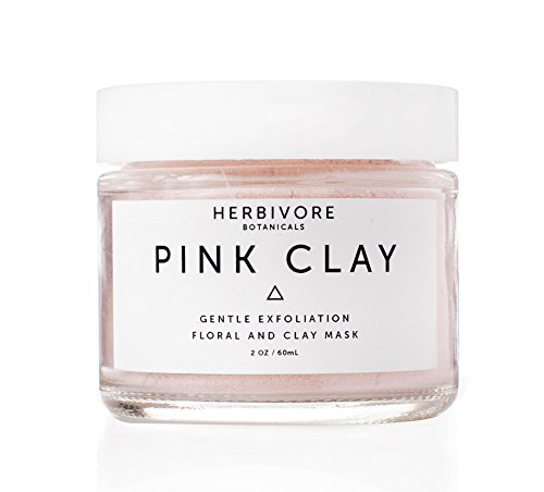 Herbivore Botanicals - All Natural Pink Clay Exfoliating Facial Mask
