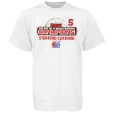 Stanford Cardinal White 2008 Pac-10 Women's Basketball Tournament Champions T-shirt