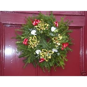 SUPERB HANDMADE FRESH CHRISTMAS WREATH DISPATCH 11/12