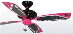 Harley-Davidson Pink Accent Ceiling Fan
