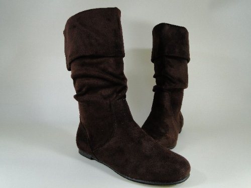 New Brown Casual Slouchy Boots #L09