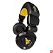 NCAA West Virginia Mountaineers Pro DJ Headphones with Microphone