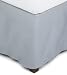 Pinzon Fleur Jacquard King Bed Skirt, French Blue/Chocolate