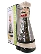 RSVP Endurance Whimsical Chef Grater with Container base in stainless steel