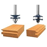 Bosch 85625MC 1-5/8-Inch Diameter Carbide Tipped Ogee Stile & Rail 2 Piece Router Bit Set 1/2-Inch S