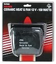 Car PTC Ceramic Heater and Fan ( 12 V- 150 Watts)