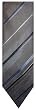 Men's Kenneth Cole New York Necktie Neck Tie Silver, Black and Blue
