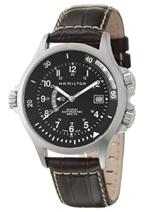 Hamilton Men's H77615833 Khaki Navy GMT Automatic Watch by Hamilton