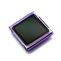 Rix iJacket 第6世代 iPod nano用 TPUセミハードケース 2個セット 液晶保護フィルム2枚 クリーナー1枚付属 (パープル+クリア) RX-IPT6GNAPP