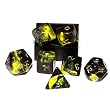 Yellow Onyx 7-piece Dice Set