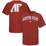 adidas Austin Peay State Governors Red Relentless T-shirt