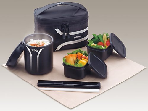 Cover image : THERMOS 保温弁当箱 1合 ブラック DBP-500 BK