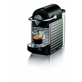 Krups - YY1201FD - Nespresso Pixie - Machine � Espresso - Titane