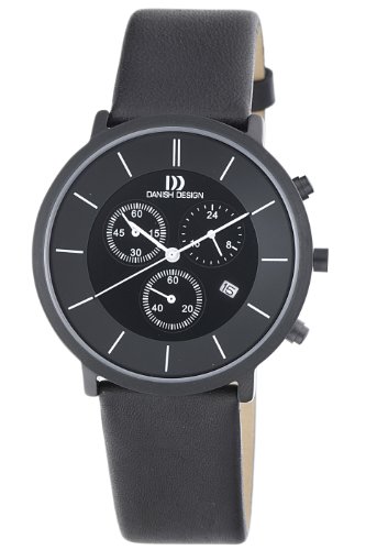 Danish Designs Men’s IQ16Q772 Titanium Black Ion Plated Watch