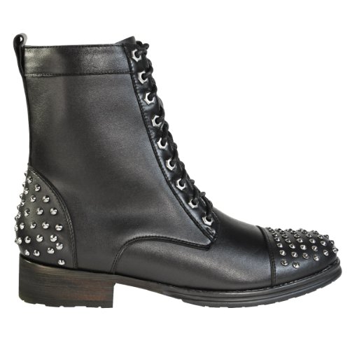 Xelement Mens Studded Leather Boots - 9 1/2