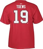 Chicago Blackhawks Reebok Jonathan Toews #19 Red Tee