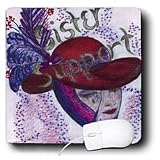 Cindy Thorrington Haggerty Red Hat Art - Sister Support - Mouse Pads