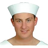 Bonnet de Matelot Marin Chapeau Blanc Marine Coiffe Bonnet de Marin