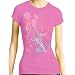 License Juniors Dot Splatter Tee - Hot Pink
