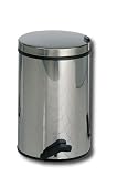 Wesco 128 534-41 Gastro-Tretabfallsammler, 25 Liter, feuerverzinkter Einsatz, Edelstahl