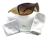 AUTHENTIC CHRISTIAN DIOR SUNGLASSES CD QUADRILLE GOLD QHSR1