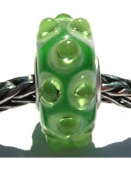 Melina World Jewellery - 10003 - Murano Glass Bead with a Solid Sterling Silver 925 Core - Handmade - Designed in Greece - Fits chains from Biagi, Chamilia, Pandora & Trollbeads