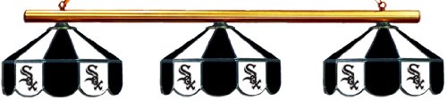 Chicago White Sox Pool Table Light - Stained Glass Shades