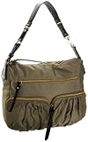 SR SQUARED by Sondra Roberts Nylon Pleated Hobo