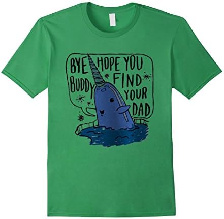 Men's Mr. Narwhal Elf Crewneck Tshirt, Funny Christmas Tshirt Large Grass