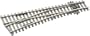 Peco HO Scale Code 100 Electrofrog #4 Left-Hand Turnout