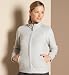 Info/Buy Funnel Neck Zip-Up Textured Fleece Jacket