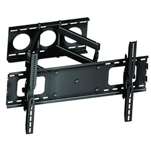 Adjustable Tilt Swivel Dual Arm Wall Mount Bracket For LCD Plasma HDTV 32 to 63 Inch
