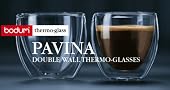 Bodum Pavina 2-Ounce Double-Wall Thermo Glasses (Espresso/Shot), Set of 2