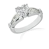 1.20 Ct Heart Shaped Diamond Engagement Ring Channel Set CUT:VERY GOOD VS2-F GIA