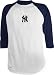 New York Yankees Youth 3/4 Raglan Sleeve Sport Shirt