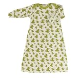 Organic Cotton Frog Print Newborn Baby Nightgown
