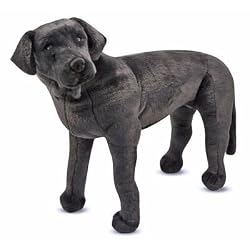 Melissa & Doug Black Lab - Plush