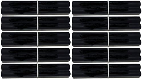 10-pack of UX-3CR Fax Film Ribbon Refill Rolls Compatible with Sharp Fax UX-245L UX-300 UX-300M UX-305 UX-310 UX-320 UX-330L UX-335L UX-340 UX-340L UX-340LM UX-345 UX-345L UX-355 UX-355L UX-370 UX-460 UX-465L UX-470 UX-645L