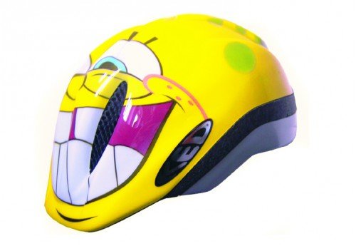 Childrens Toyshop  Third Party New : Bike Safety Helmet Sponge Bob