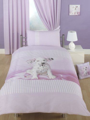 Childrens Toyshop  Kitchen & Housewares : Rachael Hale Duvet Cover and Pillowcase Daysha Dog Design Double Bedding