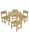 farmhouse table and chair set