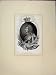 Portrait King George I Engraving Rogers Crown Flowers