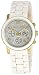 Men's Two Tone Stainless Steel Quartz Chronograph White Dial