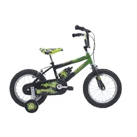 Raleigh Monster Boys Bike - Green/Black, 14 Inch
