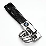 BMW 3 Ring Leather Key Chain