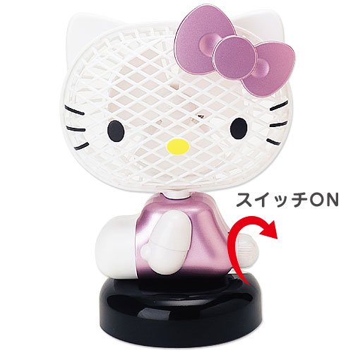 Cover image : ハローキティ キティ形ポータブル扇風機