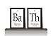 Bath Periodic Table of Elements Plaque - 2 Piece Set - Each 5' X 7